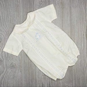 Vintage Bambi baby jumper with train design snap size 6 m outfit